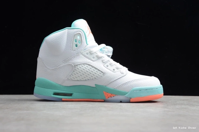 1st Kicks Aqua 440892-100 Light Air 5 GS Jordan 0802